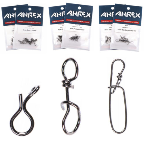 Ahrex Fliegeneinhänger, Ahrex Snap, Fastach Clip & Stay Locked Snap