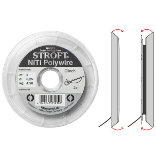 STROFT NiTi Polywire - Raubfischvorfach, Stahlvorfachersatz
