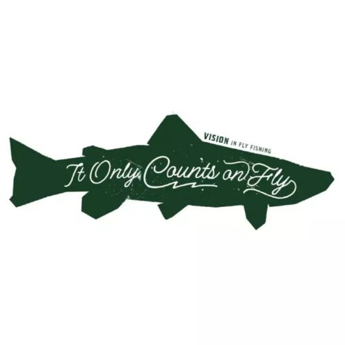 Vision IT ONLY COUNTS ON FLY Sticker